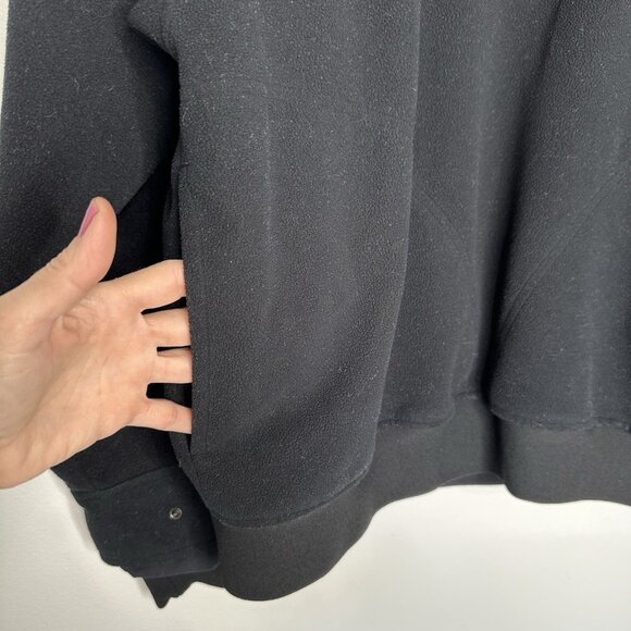 Zero Restriction Wind Stopper Pullover Black 1/4 Zip Vintage Medium - Picture 6 of 12